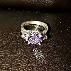 REAL TESTED purple gem ring
